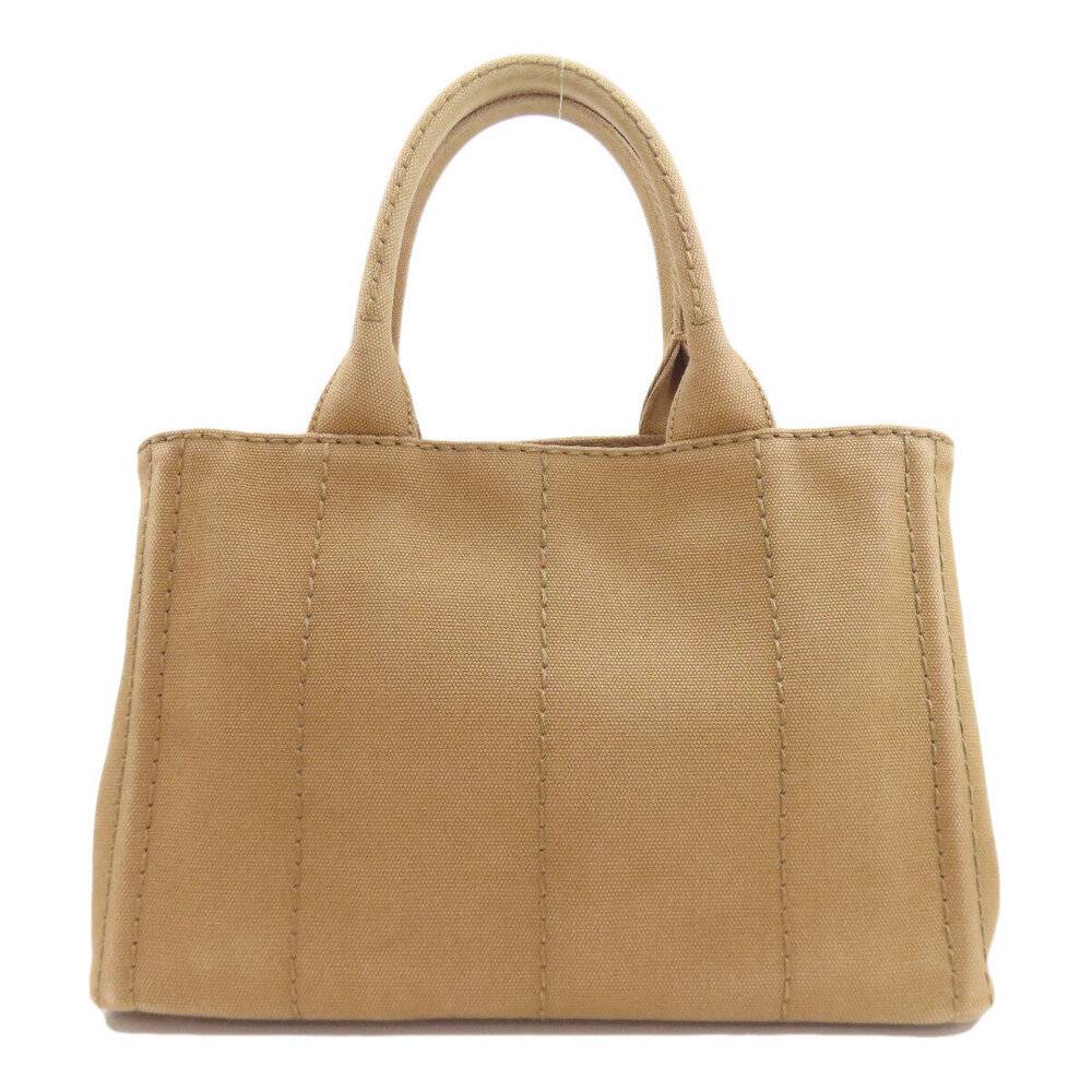 Prada Canvas Canapa Handbag Black